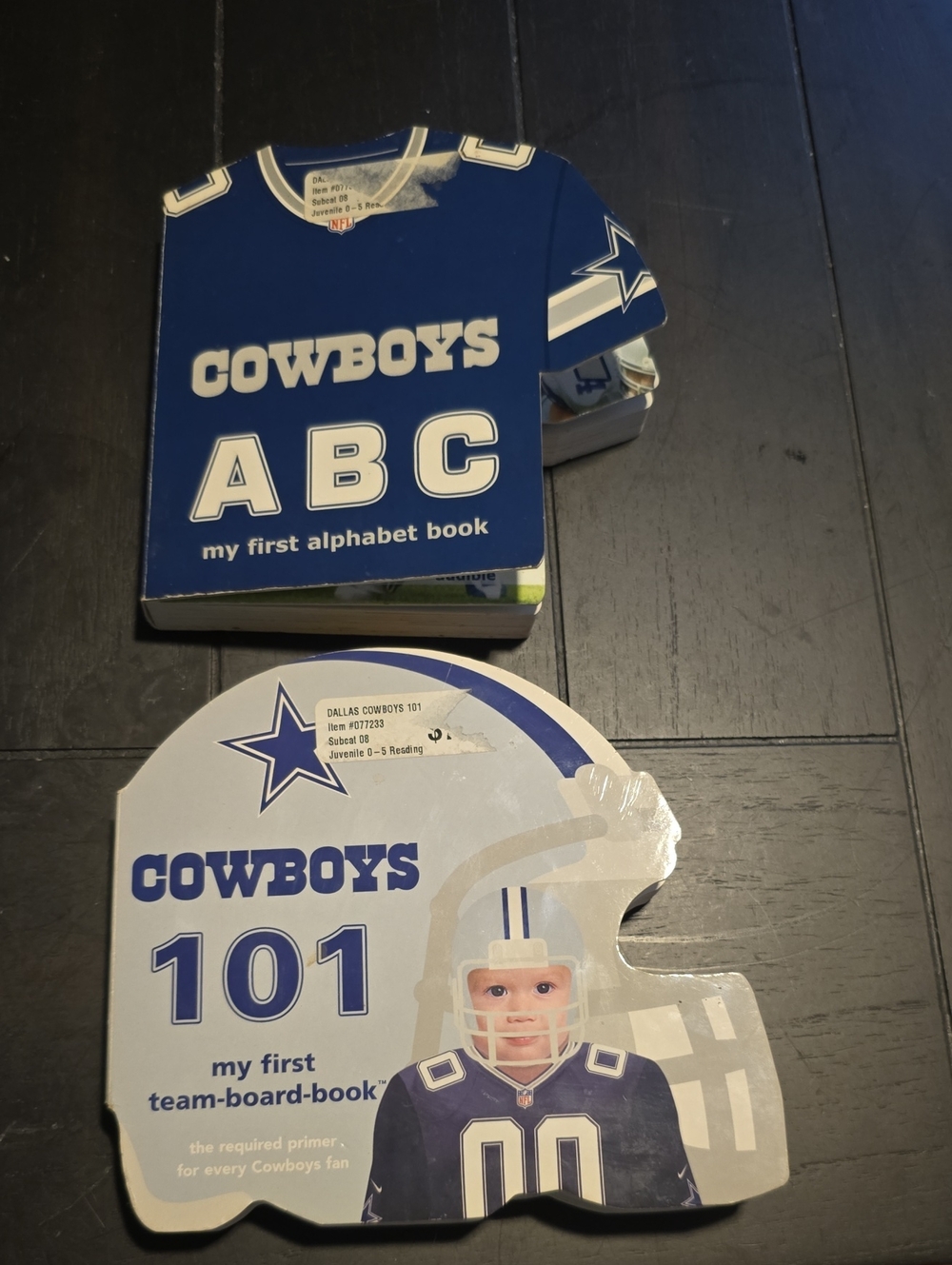 NFL Dallas Cowboys Kids Board Books - Cowboys 101 And ABC